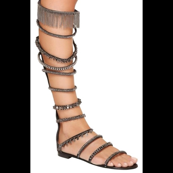 giuseppe zanotti NIB tall chained gladiators - Picture 3 of 6